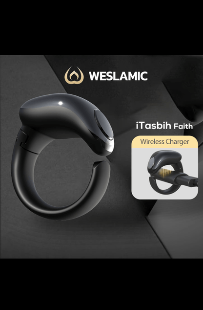 Weslamic iTasbih Ring – Faith Smart Zikr Counter (5 Sizes, OLED, Bluetooth)